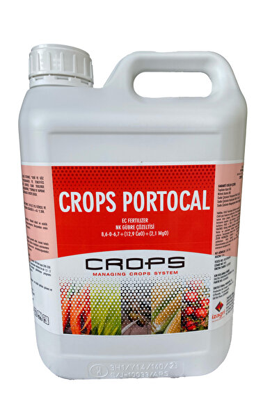 CROPS Portocal Kalsiyum Potasyum Sıvı Gübre 5 Litre,gelişim Arttırma,verim,besin Maddesi