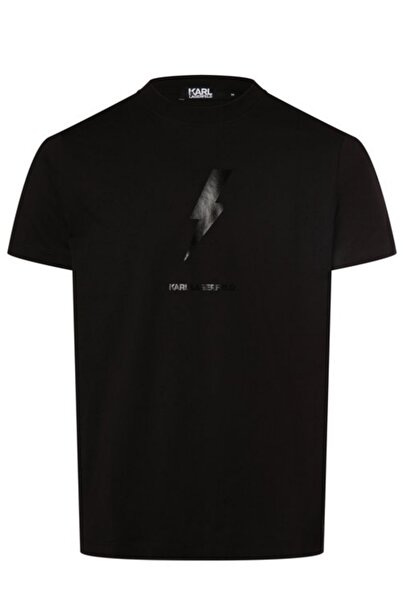 Karl Lagerfeld تي شيرت قطني بنمط Tunderbolt