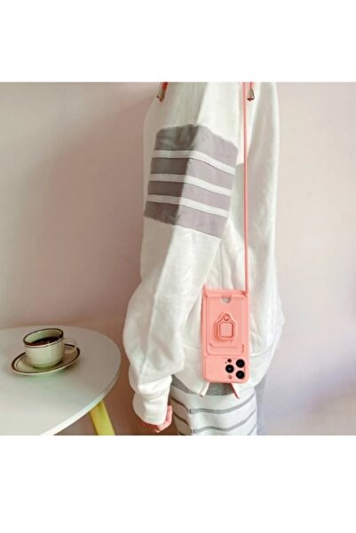 AKSEFİZZ Redmi Note 13 Pro Plus Uyumlu Uyumlu Kılıf İpli Tasarım Kart Bölmeli...