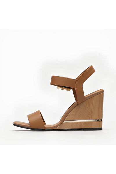 Tommy Hilfiger Tommy Hilfiger Brown Sandals Womens Shoes