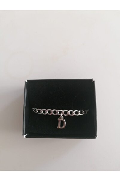 ARTSAN Kararmaz Çelik  Harfli Bileklik Sevgili/Çift/Arkadaş Bilekliği Unisex Harf Detay Bileklik cift