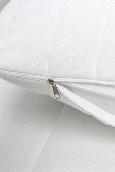 SUVAY Quilted Pillow Cover 6-Piece Cotton Zippered Quilted Pillow Protector Pillow Case