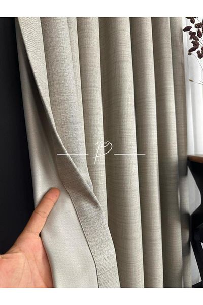 rendecioğlutekstil Linen Blackout Pleated 1st Quality Ultra Weight