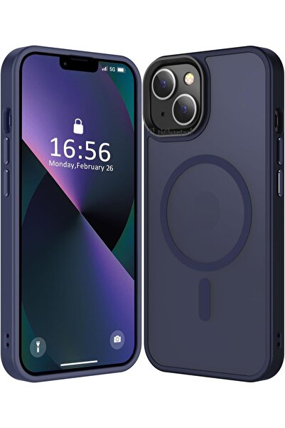 m.tk moveteck İphone 14 Kılıf Mat Magsafe Şarj Özellikli Darbe Önleyici Hassa...