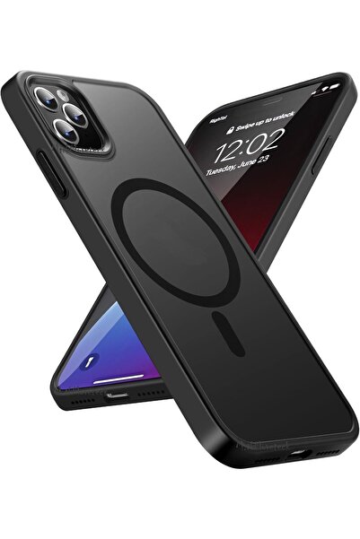 m.tk moveteck İphone 11 Pro Max Kılıf Mat Magsafe Şarj Özellikli Darbe Önleyi...