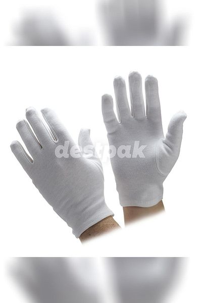 Destpak 100% Cotton Lycra 5 Pairs Bandist Gloves