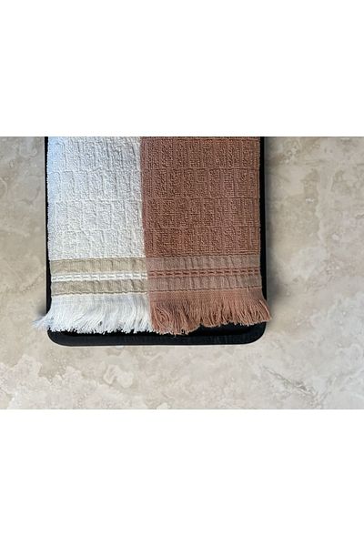 Plume Ceramic Home Plumehome Bathroom & Guest & Kitchen & Dowry Gift Hand Towel Set - 30x50 - Set of 2