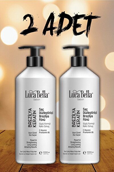 Luca Bella Brezilya Fönü Keratin Bakımı 1000 ml Kalıcı Onarıcı Ve Saç Düzleşt...