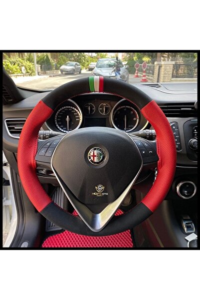HOPE OTO DİZAYN Alfa Romeo Alcantara Direksiyon Kılıfı