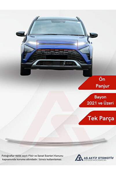 as aktif otomotiv oto krom aksesuarları Hyundai Bayon Suv Ön Panjur 2021 ve Ü...