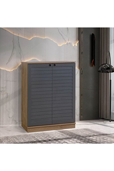 WESSTİ MOBİLYA Bella Antrasit Ayakkabılık