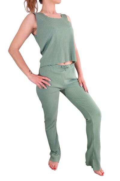 BiavSi Γυναικεία μπλούζα με ριμπ λεπτό ύφασμα Casual Camisole Strap