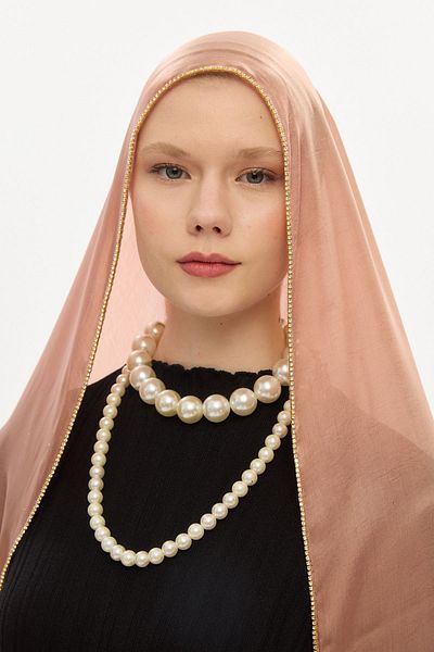 Mira İpek Σειρά Janjan Shawl (με πέτρες)