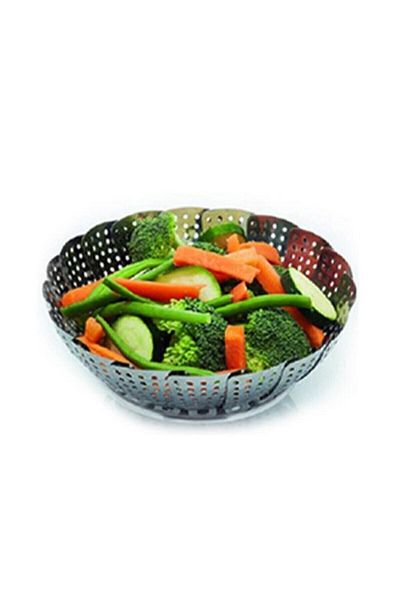 Best Folding Steamed Vegetable Cooker Boiler Boiling Basket Apparatus