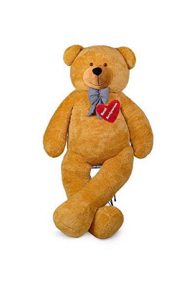 Princess Bear Dev Büyük Peluş Ayıcık 170 CM Seni Seviyorum Kalpli