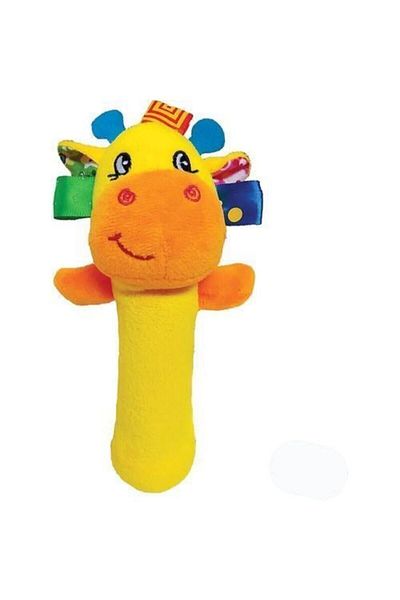 Sozzy Toys زرافة مشدودة مع خشخيشة