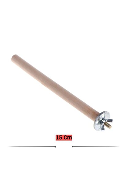 UniqBirdToys تريندمي 2 قطعة صمام الطيور الخشبي 15 سم