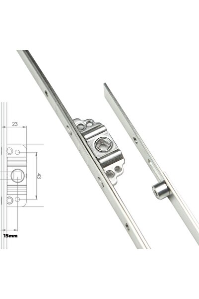 Schamiller Premium Tek Açılım Pvc Pencere Ispanyolet 15 Eksen 100cm