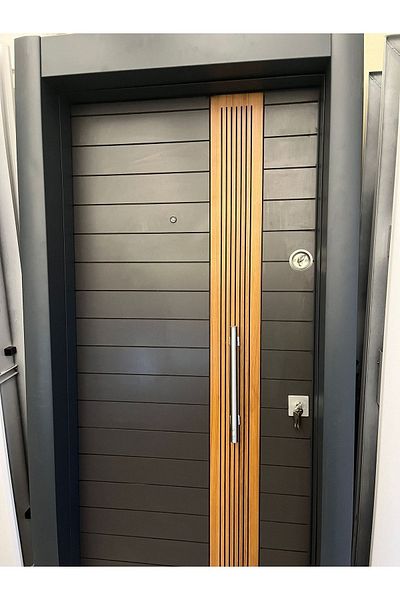 Tezdoor Stained Steel Door - Circle Left Opening Model