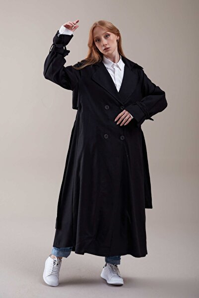 SahraAfra Parrot Oversize Trençkot