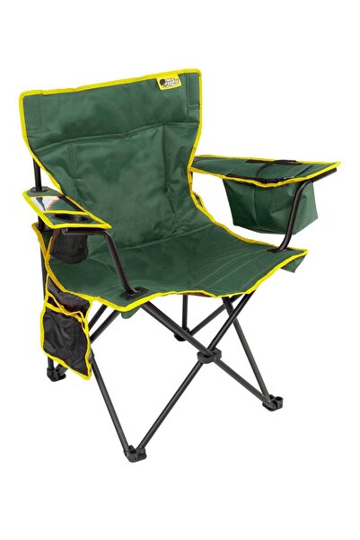 Funky Chairs Cool Ice Petrol Yeşili/Sarı Lüks Kamp Sandalyesi