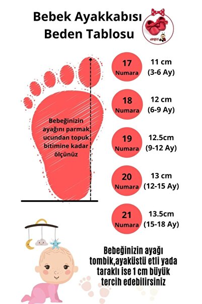 MİNİBİRİ Angel Model Baby Girl Red Genuine Leather Moccasin Booties First Step Shoes