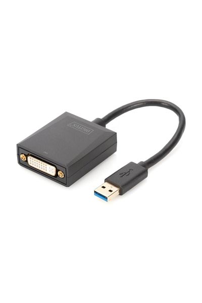 Digitus Da-70842 USB to Dvi Converter Adapter, 1080P Resolution, Input Usb, Output Dvi