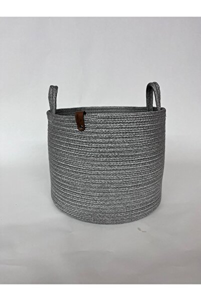 FABRİCART HALI Hasır Saksılık, Çok Amaçlı Hasır Sepet, Bahçe Düzenleyici Gri ...