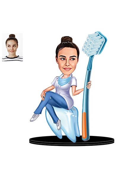 3D Hediye Dünyası Kişiye Özel Diş Hekimi Hediyesi