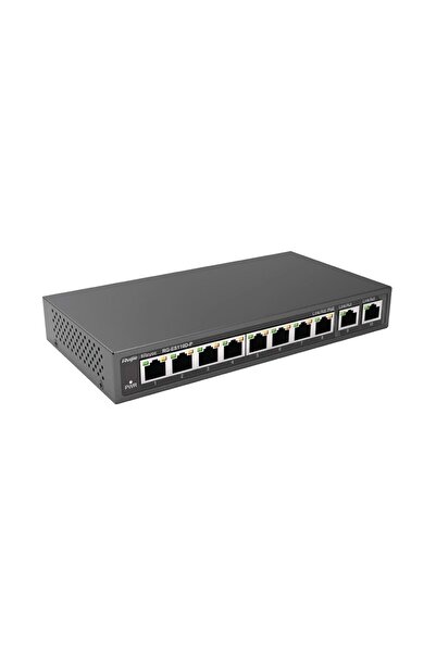 RUIJIE REYEE Rg-Es110D-P 10Port 110W 2Xgigabit Uplink 8 Port Poe Unmanaged Switch