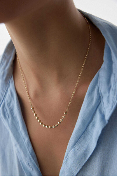 YAVUZ KUYUMCULUK 14 Ayar Altın Doc Zincir Toplu Kolye