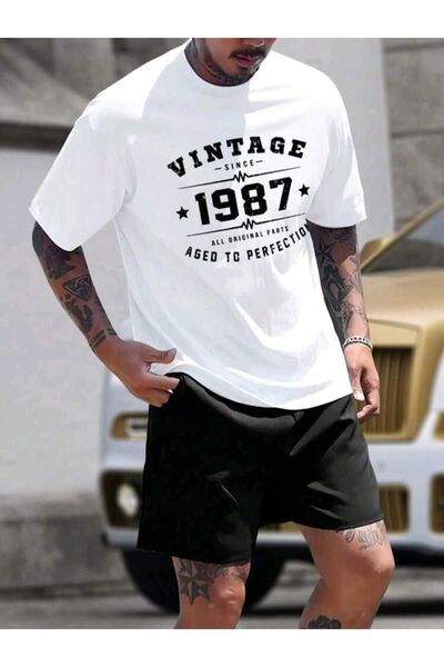 Deocept Чоловічий вуличний стиль Шорти та футболка з принтом - Oversize Стиль