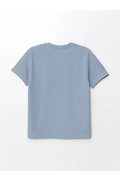 LC Waikiki Tricou pentru băiat - LCW Kids, Potrivire confortabilă, Decolteu