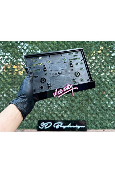 3dbaydesign Vıce Cıty Motorsiklet Plakalık