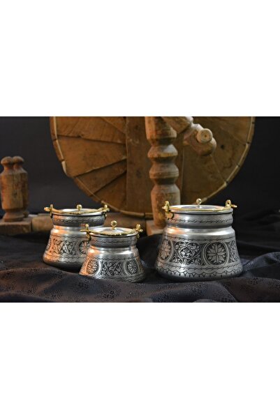 Bakır Concept Bakır Bakraç Oyma Nakışlı 250 ml (İÇ- DIŞ KALAY)