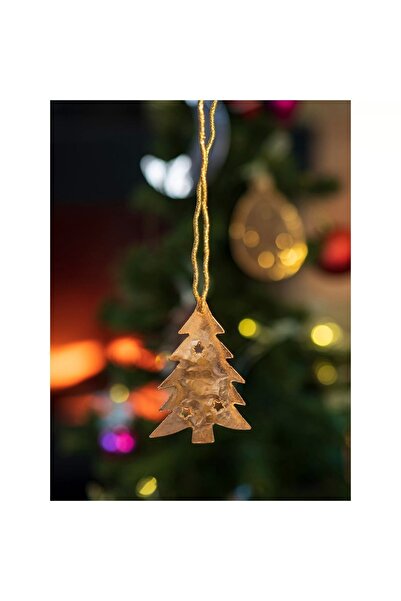 Bakır Concept Set de 5 ornamente pentru brad de Crăciun din cupru, model PIN