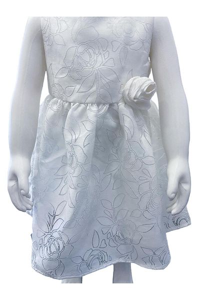 Çikoby Rose Patterned Dress for Baby Girl