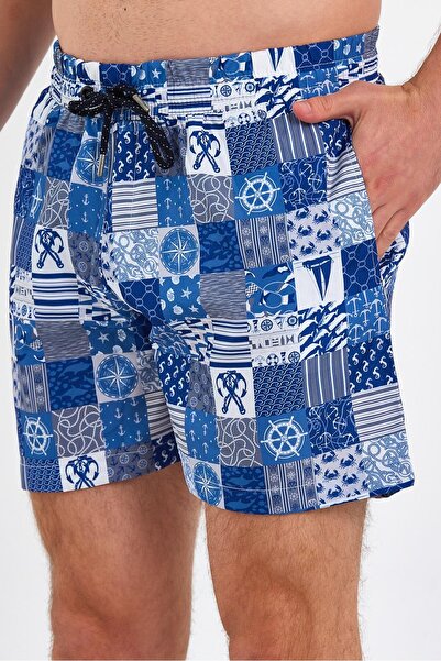 yakamor Σορτς με σχέδια με τσέπες