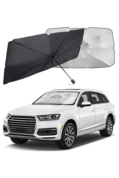 Factorial Şemsiyeli Araba Güneşliği Fiat Hyundai Reno Uyumlu Otomobil Ön Cam ...