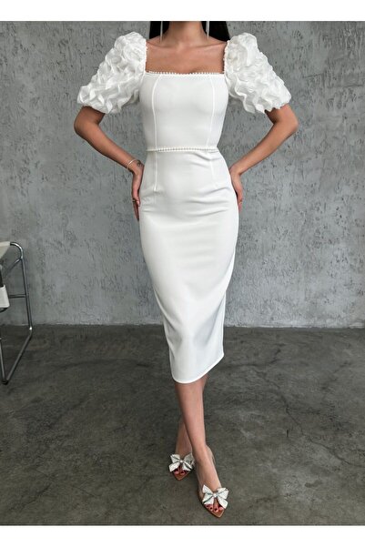 Elbisen Burada Beyaz Elbise Nikah Söz Elbisesi