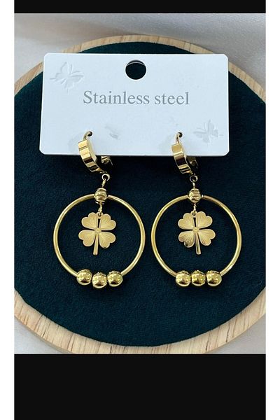 KUPEX Steel Earrings Clover - Stylish and Comfortable