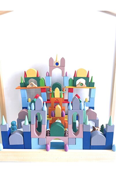 BİLMİŞ ÇOCUK Waldorf Ahşap 1001 Gece Yapı Ve Inşaat Oyuncağı