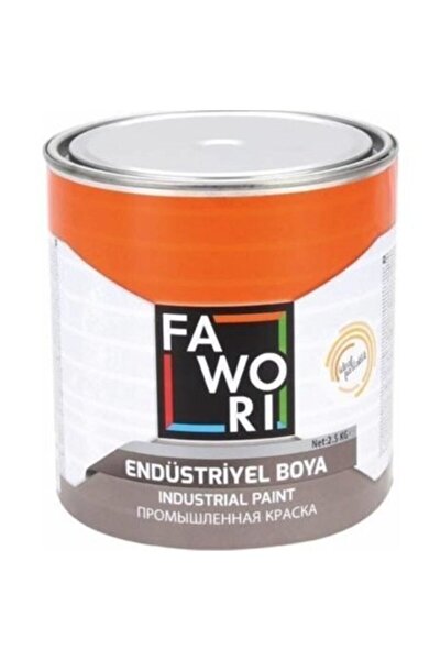 Fawori Endüstriyel Boya Mat Siyah 0,75 Kg