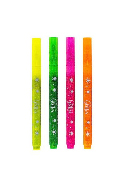 Eberhard Faber 4 Color Glitter Highlighter Set