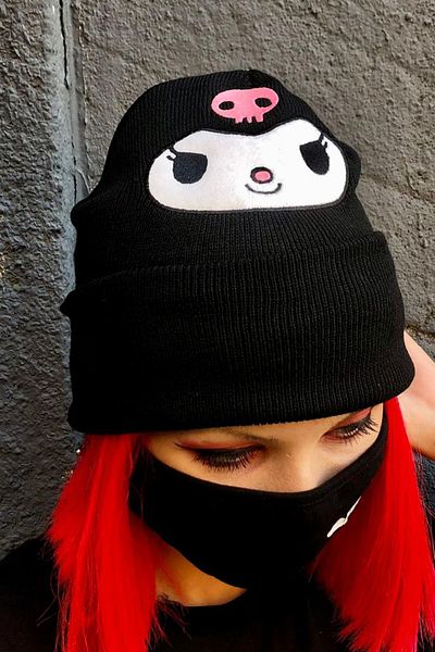 Köstebek Anime Fantasy Magic Melody - Kuromi Black Beret