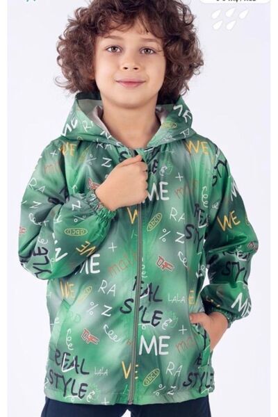 bebitomkids 5-8 Years Old Men's Raincoat - Written Design