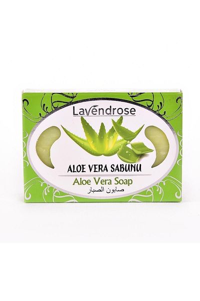 Lavendrose Aloe Vera Soap - 100% Natural Aloe Vera Hand Soap - Organic Beauty Face Soap Mold Soap 100 Gr