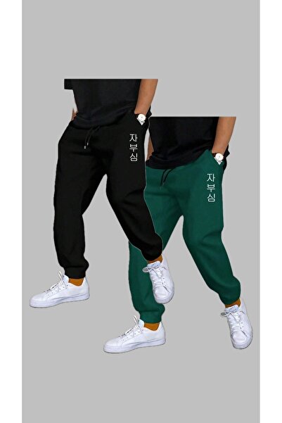 DAXİS Sportwear Company بنطال رياضي مطبوع رقميًا مكون من قطعتين من شركة Daxis...
