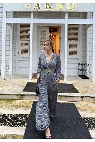 ONE WEAR Kadın Z@RA Model Desenli Tulum