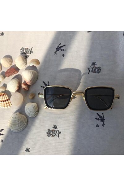 ANDİFLİ Unisex Metal Square Sunglasses